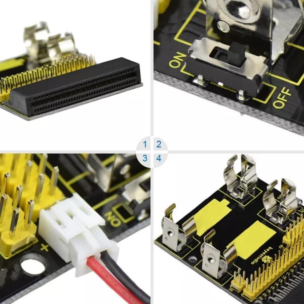 KEYESTUDIO power supply shield KS0294 για Micro:bit KEYESTUDIO power supply shield KS0294 για Micro:bit