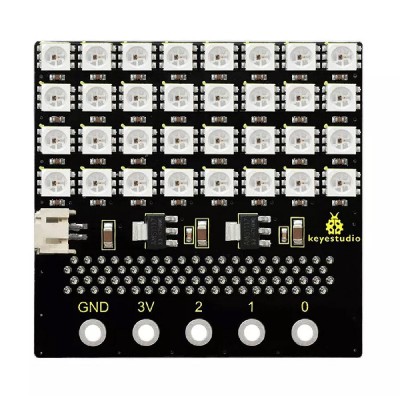 KEYESTUDIO SK6812 4x8 LED dot matrix shield KS0315 για Micro:bit KEYESTUDIO SK6812 4x8 LED dot matrix shield KS0315 για Micro:bit