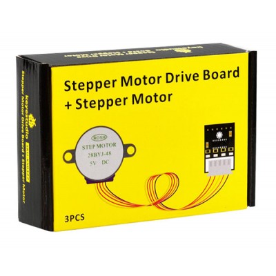 KEYESTUDIO stepper motor drive board και stepper motor KS0327, 5V, 3τμχ KEYESTUDIO stepper motor drive board και stepper motor KS0327, 5V, 3τμχ