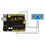 KEYESTUDIO HR-SR04 ultrasonic module KS0328, μπλε, 3τμχ KEYESTUDIO HR-SR04 ultrasonic module KS0328, μπλε, 3τμχ