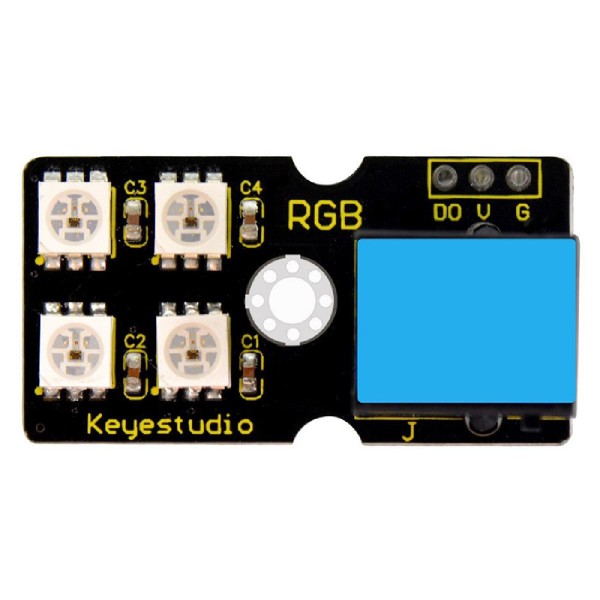 KEYESTUDIO EASY plug 2812 2x2 RGB module KS0370 KEYESTUDIO EASY plug 2812 2x2 RGB module KS0370