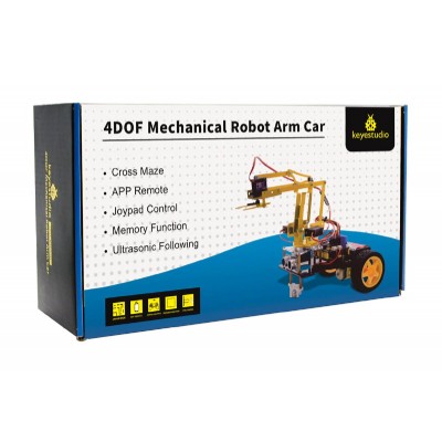 KEYESTUDIO 4DOF mechanical robot arm car kit KS0520, για Arduino KEYESTUDIO 4DOF mechanical robot arm car kit KS0520, για Arduino