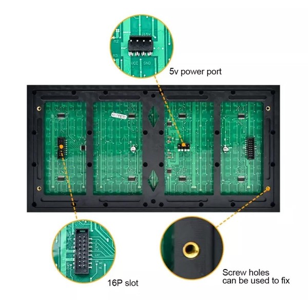 KEYESTUDIO LED panel module P10 KT0182 για Arduino, 16x32cm, κόκκινο KEYESTUDIO LED panel module P10 KT0182 για Arduino, 16x32cm, κόκκινο