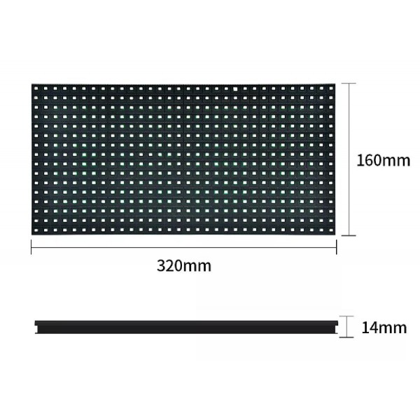 KEYESTUDIO LED panel module P10 KT0183 για Arduino, 16x32cm, λευκό KEYESTUDIO LED panel module P10 KT0183 για Arduino, 16x32cm, λευκό
