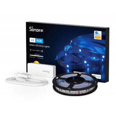 SONOFF smart LED καλωδιοταινία L3, RGB, Wi-Fi & Bluetooth, 5m SONOFF smart LED καλωδιοταινία L3, RGB, Wi-Fi & Bluetooth, 5m