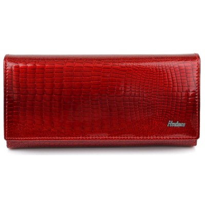 HENGHUANG γυναικείο πορτοφόλι LBAG-0008, δερμάτινο, κόκκινο HENGHUANG γυναικείο πορτοφόλι LBAG-0008, δερμάτινο, κόκκινο