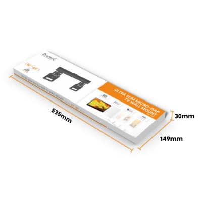 BRATECK επιτοίχια βάση LED-1944 για οθόνη 32"-65", 75kg BRATECK επιτοίχια βάση LED-1944 για οθόνη 32"-65", 75kg