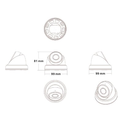 LONGSE υβριδική κάμερα LIRDLAHTC500FKE, 2.8mm, 1/2.5 LONGSE υβριδική κάμερα LIRDLAHTC500FKE, 2.8mm, 1/2.5