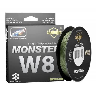 SEAKNIGHT νήμα Manster LN0226, οκτάκλωνο, 13.6kg, 0.23mm, 300m, πράσινο SEAKNIGHT νήμα Manster LN0226, οκτάκλωνο, 13.6kg, 0.23mm, 300m, πράσινο