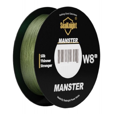 SEAKNIGHT νήμα Manster LN3209, οκτάκλωνο, 45.4kg, 0.50mm, 300m, πράσινο SEAKNIGHT νήμα Manster LN3209, οκτάκλωνο, 45.4kg, 0.50mm, 300m, πράσινο