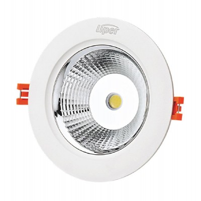 LIPER LED φωτιστικό LP-COB7B, 7W, χωνευτό, 4000K, Φ9.8, λευκό LIPER LED φωτιστικό LP-COB7B, 7W, χωνευτό, 4000K, Φ9.8, λευκό