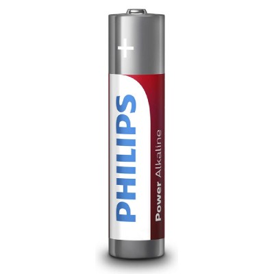 PHILIPS Power αλκαλικές μπαταρίες LR03P4B/5, AAA LR03 1.5V, 4τμχ PHILIPS Power αλκαλικές μπαταρίες LR03P4B/5, AAA LR03 1.5V, 4τμχ