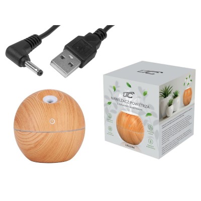 LTC υγραντήρας LXLL144 με LED φωτισμό, 130ml, εμφάνιση ξύλου LTC υγραντήρας LXLL144 με LED φωτισμό, 130ml, εμφάνιση ξύλου