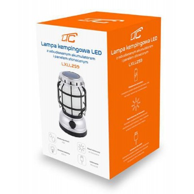 LTC ηλιακό φορητό φανάρι LXLL259, 8W LED, 800lm, 1200mAh, IP65 LTC ηλιακό φορητό φανάρι LXLL259, 8W LED, 800lm, 1200mAh, IP65