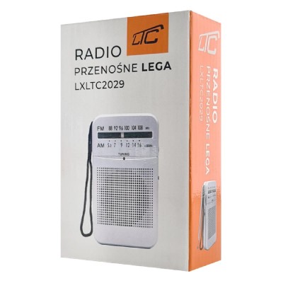 LTC φορητό ραδιόφωνο LXLTC2029 με θύρα ακουστικών 3.5mm, γκρι LTC φορητό ραδιόφωνο LXLTC2029 με θύρα ακουστικών 3.5mm, γκρι