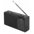 LTC φορητό ραδιόφωνο & ηχείο LXLTC2030 με φακό, USB/TF/AUX, μαύρο