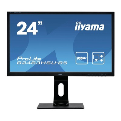 IIYAMA used Οθόνη B2483HSU LED, 24" 1920x1080, VGA/HDMI/DisplayPort, GA IIYAMA used Οθόνη B2483HSU LED, 24" 1920x1080, VGA/HDMI/DisplayPort, GA