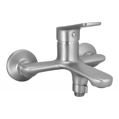 BRUNO μπαταρία τοίχου μπάνιου M31823-317C, αναμεικτική, ασημί BRUNO μπαταρία τοίχου μπάνιου M31823-317C, αναμεικτική, ασημί