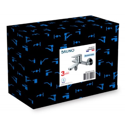 BRUNO μπαταρία τοίχου μπάνιου M31823-317C, αναμεικτική, ασημί BRUNO μπαταρία τοίχου μπάνιου M31823-317C, αναμεικτική, ασημί