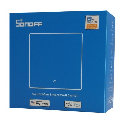 SONOFF smart διακόπτης M5-1C-86, μονός, WiFi, γκρι SONOFF smart διακόπτης M5-1C-86, μονός, WiFi, γκρι