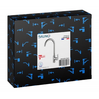 BRUNO αναμεικτική μπαταρία κουζίνας M54569-234C, ασημί BRUNO αναμεικτική μπαταρία κουζίνας M54569-234C, ασημί