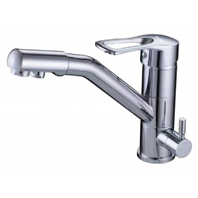 BRUNO μπαταρία πάγκου κουζίνας M54954-355C, τρίοδη, αναμεικτική, ασημί BRUNO μπαταρία πάγκου κουζίνας M54954-355C, τρίοδη, αναμεικτική, ασημί