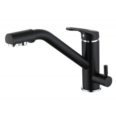 BRUNO μπαταρία πάγκου κουζίνας M54954-355H, τρίοδη, αναμεικτική, μαύρη BRUNO μπαταρία πάγκου κουζίνας M54954-355H, τρίοδη, αναμεικτική, μαύρη