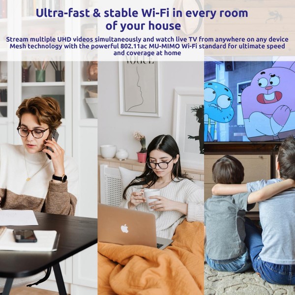 STRONG WiFi Mesh Home Kit ATRIA 1200 V2, 1200Mbps Dual Band, 2τμχ STRONG WiFi Mesh Home Kit ATRIA 1200 V2, 1200Mbps Dual Band, 2τμχ