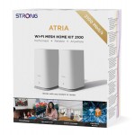 STRONG WiFi Mesh Home Kit ATRIA 2100, 2100Mbps Dual Band, 2τμχ STRONG WiFi Mesh Home Kit ATRIA 2100, 2100Mbps Dual Band, 2τμχ