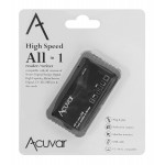 ACUVAR card reader MFALLCR1, SD/SDHC, Micro SD, CF, XD, MS/Pro, Duo Card