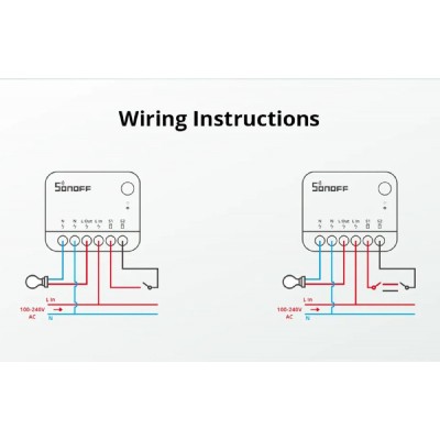 SONOFF smart διακόπτης MINIR4M, 2 κανάλια, Wi-Fi, 10A, λευκός SONOFF smart διακόπτης MINIR4M, 2 κανάλια, Wi-Fi, 10A, λευκός