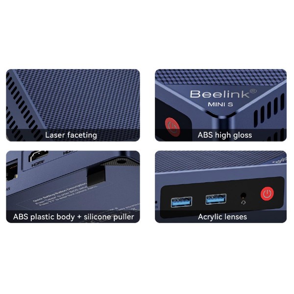 BEELINK mini PC MINI S12, Intel CPU N95, 8GB, 256GB SSD, Windows 11 Pro BEELINK mini PC MINI S12, Intel CPU N95, 8GB, 256GB SSD, Windows 11 Pro