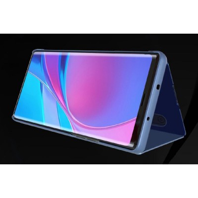 POWERTECH θήκη Clear view MOB-1551, Xiaomi Mi Note 10 Lite, μπλε POWERTECH θήκη Clear view MOB-1551, Xiaomi Mi Note 10 Lite, μπλε