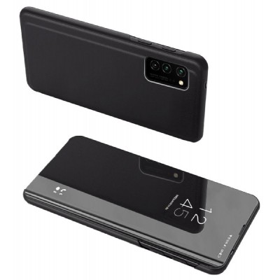 POWERTECH θήκη Clear View MOB-1610 για Samsung Galaxy A02s, μαύρη POWERTECH θήκη Clear View MOB-1610 για Samsung Galaxy A02s, μαύρη