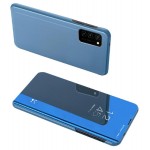 POWERTECH θήκη Clear View MOB-1611 για Samsung Galaxy A02s, μπλε