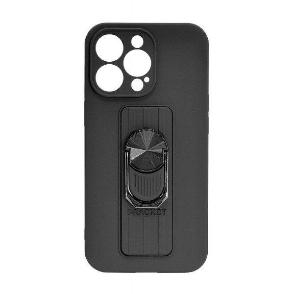 POWERTECH θήκη Ring MOB-1678 για iPhone 13 Pro, μαύρη POWERTECH θήκη Ring MOB-1678 για iPhone 13 Pro, μαύρη