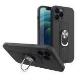 POWERTECH θήκη Ring MOB-1678 για iPhone 13 Pro, μαύρη POWERTECH θήκη Ring MOB-1678 για iPhone 13 Pro, μαύρη