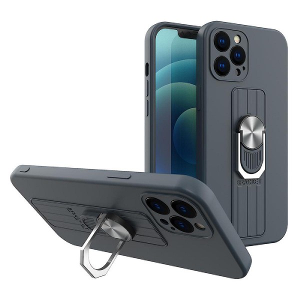 POWERTECH θήκη Ring MOB-1679 για iPhone 13 Pro, μπλε POWERTECH θήκη Ring MOB-1679 για iPhone 13 Pro, μπλε