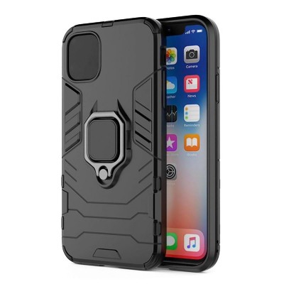 POWERTECH Θήκη Ring Armor MOB-1747 για iPhone 14 Plus, μαύρη POWERTECH Θήκη Ring Armor MOB-1747 για iPhone 14 Plus, μαύρη
