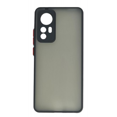 POWERTECH Θήκη Color Button MOB-1758 για Xiaomi 12/12X, μαύρη POWERTECH Θήκη Color Button MOB-1758 για Xiaomi 12/12X, μαύρη