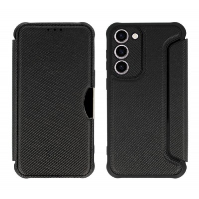 POWERTECH θήκη Razor Carbon MOB-1907 για Samsung Galaxy S23, μαύρη POWERTECH θήκη Razor Carbon MOB-1907 για Samsung Galaxy S23, μαύρη