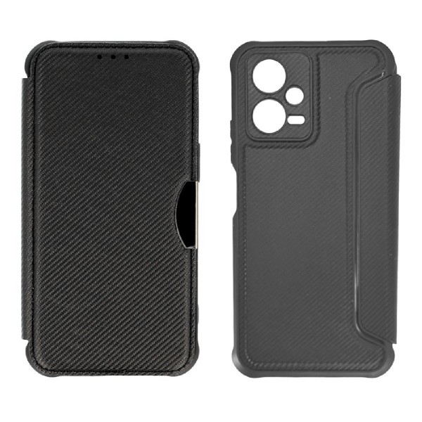 POWERTECH θήκη Razor Carbon MOB-1909 για Xiaomi Note 12/Poco X5, μαύρη POWERTECH θήκη Razor Carbon MOB-1909 για Xiaomi Note 12/Poco X5, μαύρη
