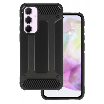 POWERTECH θήκη Armor Carbon MOB-1964 για Samsung Galaxy A55 5G, μαύρη POWERTECH θήκη Armor Carbon MOB-1964 για Samsung Galaxy A55 5G, μαύρη