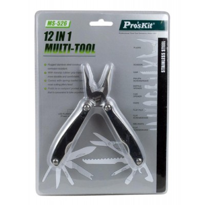 PROSKIT πολυεργαλείο 12 σε 1 MS-526 με θήκη, 155mm PROSKIT πολυεργαλείο 12 σε 1 MS-526 με θήκη, 155mm