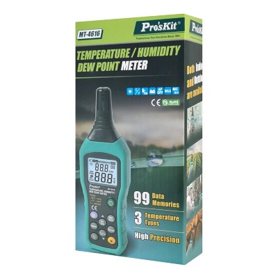 PROSKIT ψηφιακό θερμόμετρο & υγρασιόμετρο MT-4616, -20~60 °C, 0~100% RH PROSKIT ψηφιακό θερμόμετρο & υγρασιόμετρο MT-4616, -20~60 °C, 0~100% RH