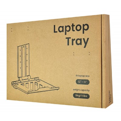 BRATECK βάση laptop NBH-7 για βάση οθονών VESA, έως 17", μαύρη BRATECK βάση laptop NBH-7 για βάση οθονών VESA, έως 17", μαύρη
