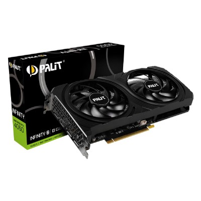 PALIT VGA GeForce RTX4060 Infinity 2 NE64060019P1-1070L 8GB GDDR6 128bit PALIT VGA GeForce RTX4060 Infinity 2 NE64060019P1-1070L 8GB GDDR6 128bit