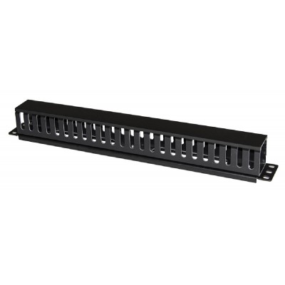 POWERTECH cable management NETW-0029 για rack 19"/1U, πλαστικό, μαύρο POWERTECH cable management NETW-0029 για rack 19"/1U, πλαστικό, μαύρο