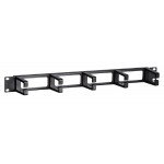 POWERTECH cable management NETW-0031 για rack 19"/1U, 5x γάντζοι, μαύρο POWERTECH cable management NETW-0031 για rack 19"/1U, 5x γάντζοι, μαύρο