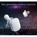 BASEUS earphones Encok W02 NGW02-02, true wireless, λευκά